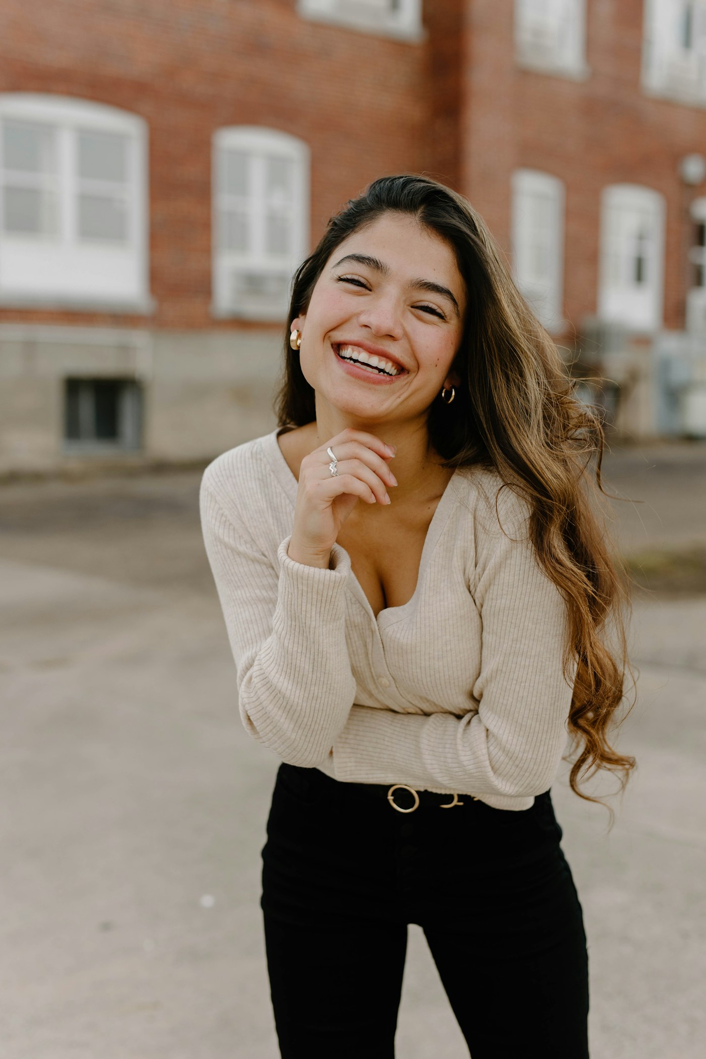 A bright, natural smile